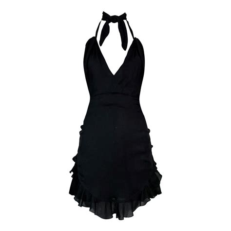 black chanel dress with white logo|chanel backless black dress.